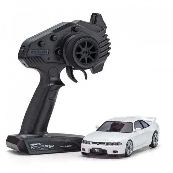 Skyline GT-R R33 V-Spec, LED, Gyro RTR, Mini-Z MA-020 AWD - KYOSHO 32638WG