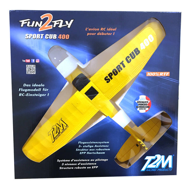 Avion Fun2Fly Sport Cub 400 RTF - T2M T4525