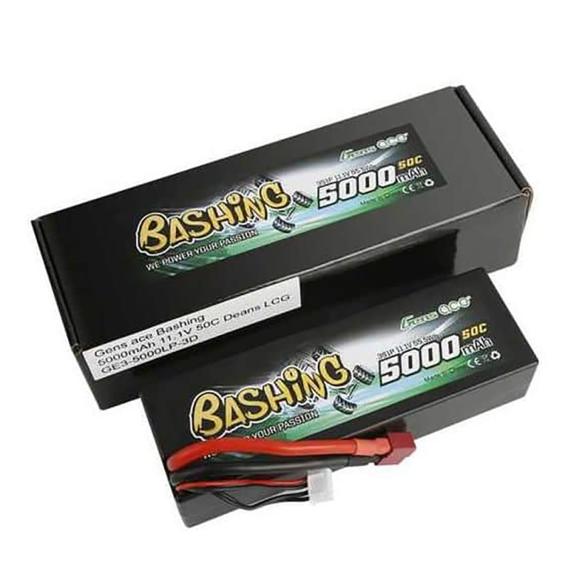 Accu LiPo 3S 11.1V-5000-60C (Deans) LCG - GENS ACE GE50003D60