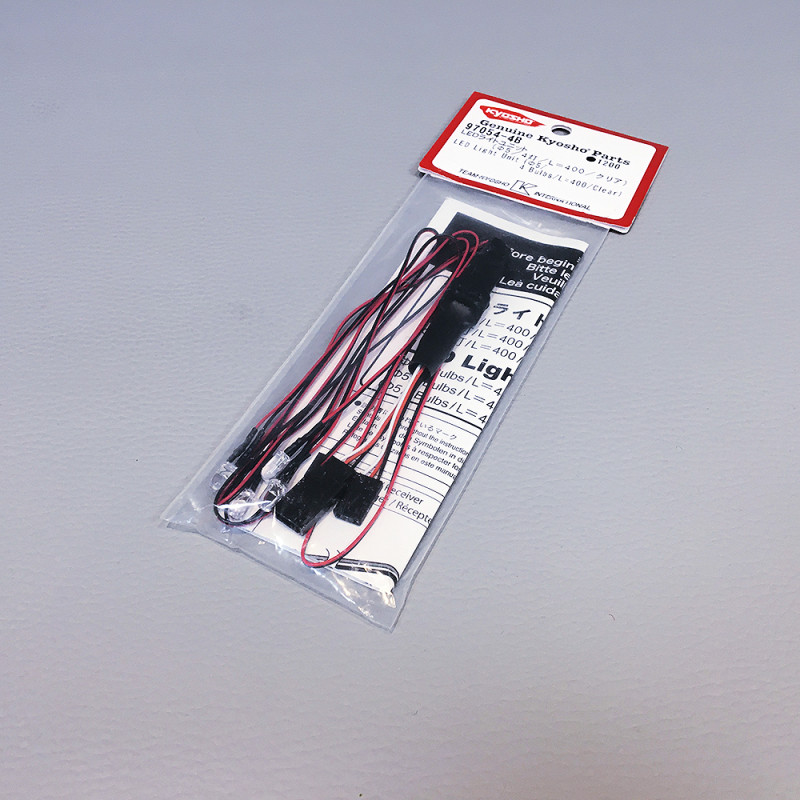 Eclairage LED Light Unit Diam 5 - L 400 - Claires (4 Bulbes) - KYOSHO 970544B