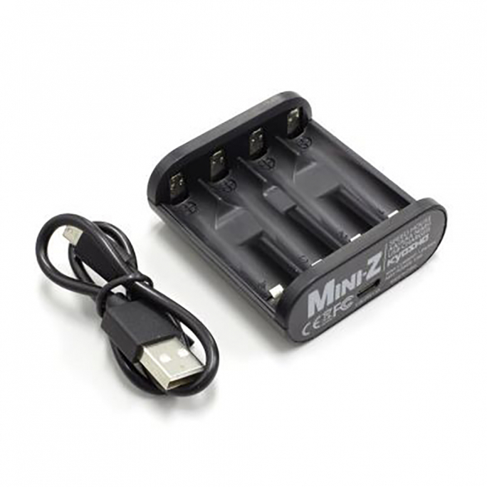 Chargeur Speed House USB Mini-Z (AA-AAA) - KYOSHO 71999