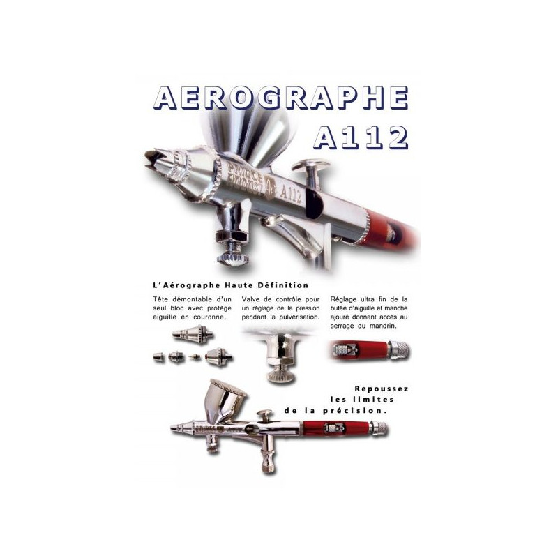 Aérographe ATR12 – Coffret Travel Haute définition - PRINCE AUGUST ATR12