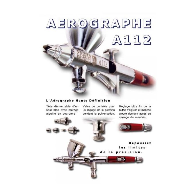 Coffret Aérographe Essentiel Précision- PRINCE AUGUST AES12