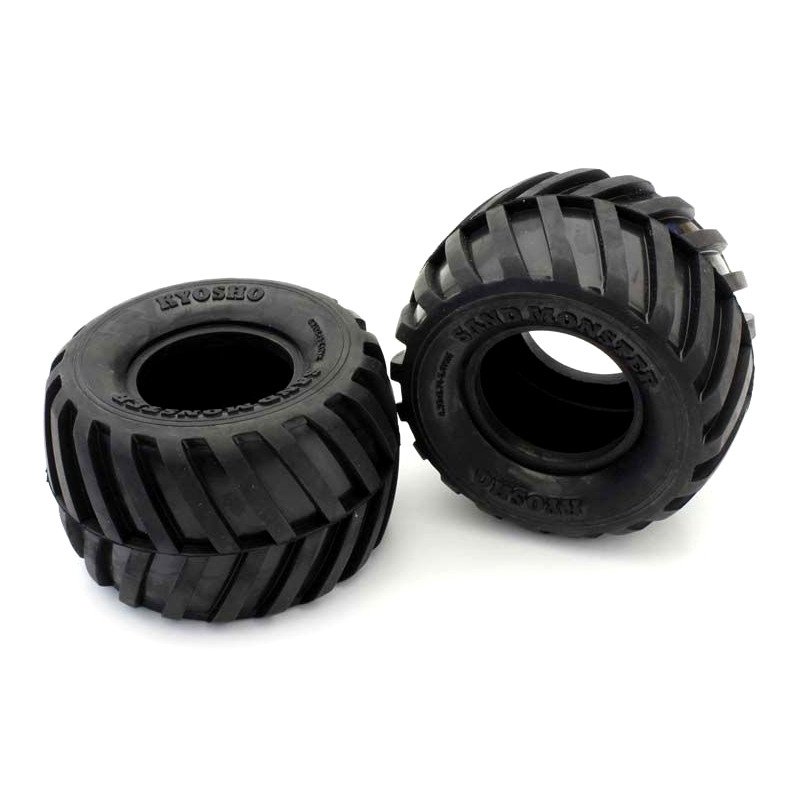 2 pneus High Grip Soft pour Mad Van - KYOSHO EZT001S