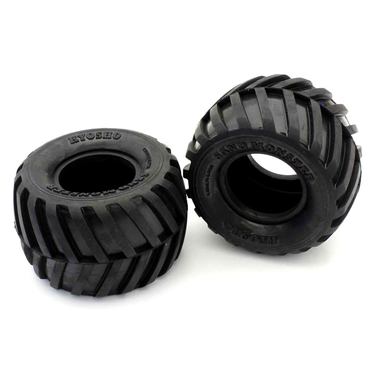 2 pneus High Grip Soft pour Mad Van - KYOSHO EZT001S