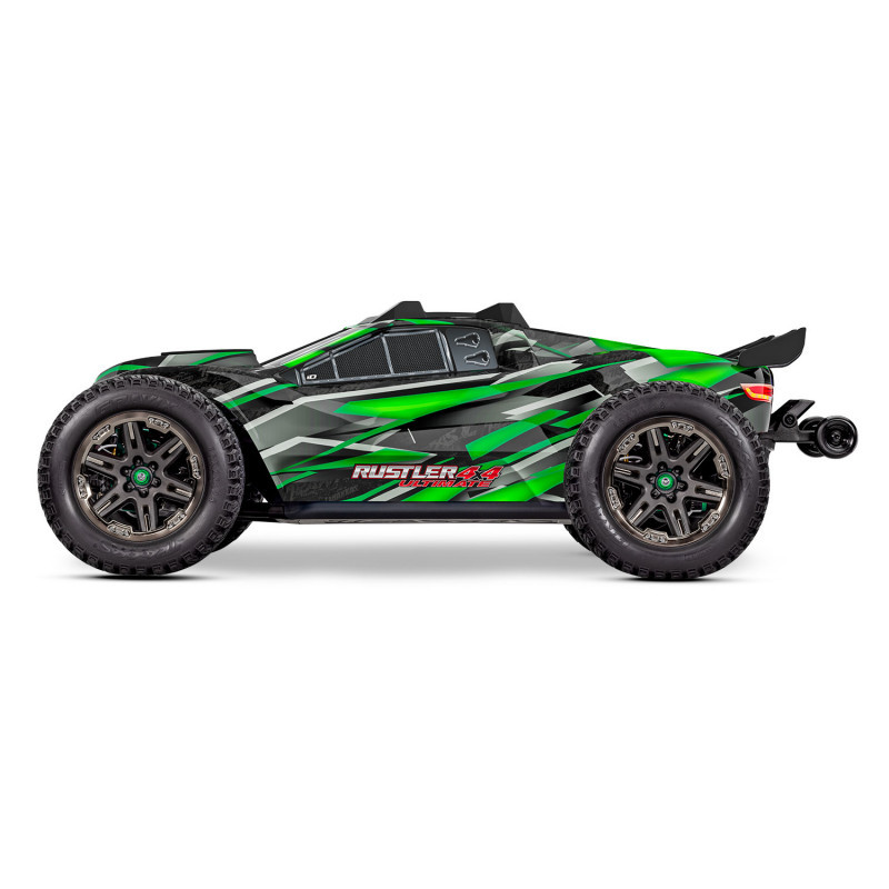 Rustler 4x4 Ultimate VXL ID TSM Vert - TRAXXAS 670974GRN - 1/10