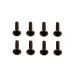 8 vis tête bombée 3x12 mm cruciforme en métal - T2M T4972/47