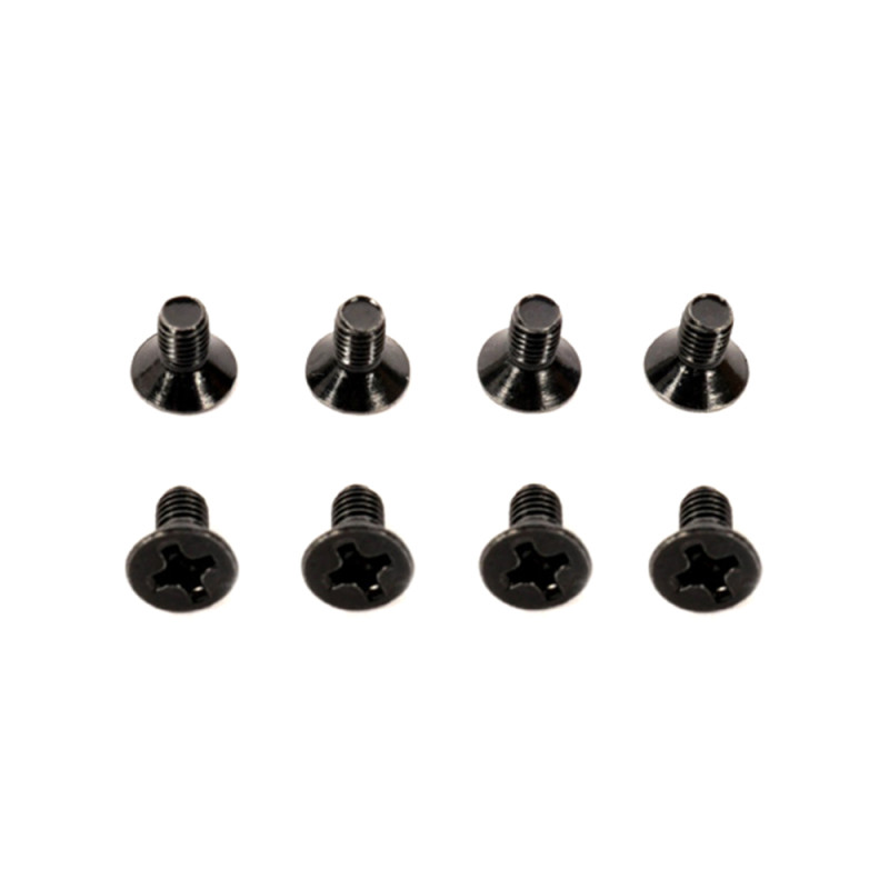 8 vis tête fraisée 3x7 mm cruciforme en métal - T2M T4972/48