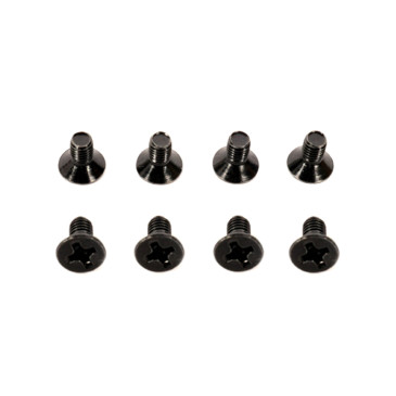 8 vis tête fraisée 3x7 mm cruciforme en métal - T2M T4972/48