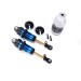 Amortisseurs Longs GTR Aluminium Bleu (x2) - TRAXXAS 7461