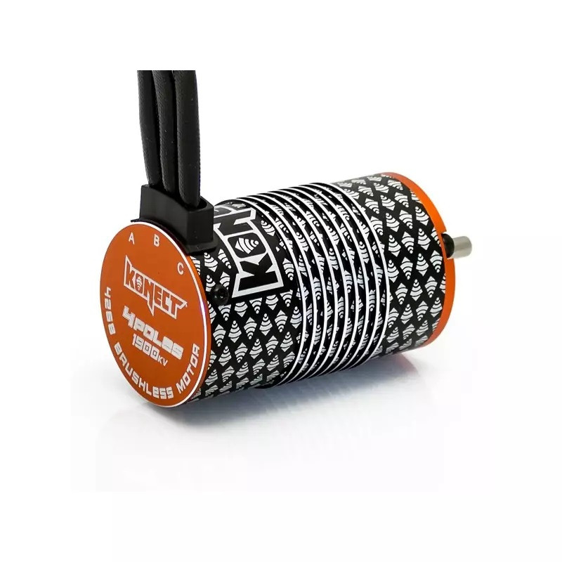 Combo Brushless 150AMP WP + moteur 190KV + Carte - KONECT KNCOMBOM7 - 1/8