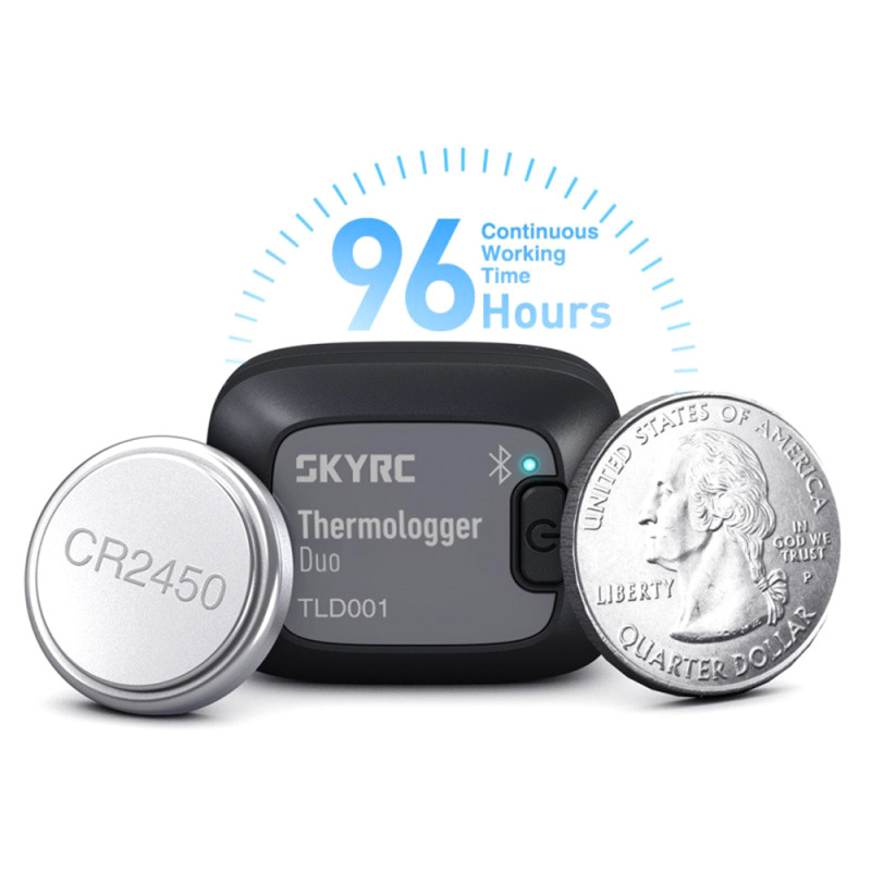 Thermologger moteur Duo TLD001 connexion Bluetooth - SKYRC SK500043-01