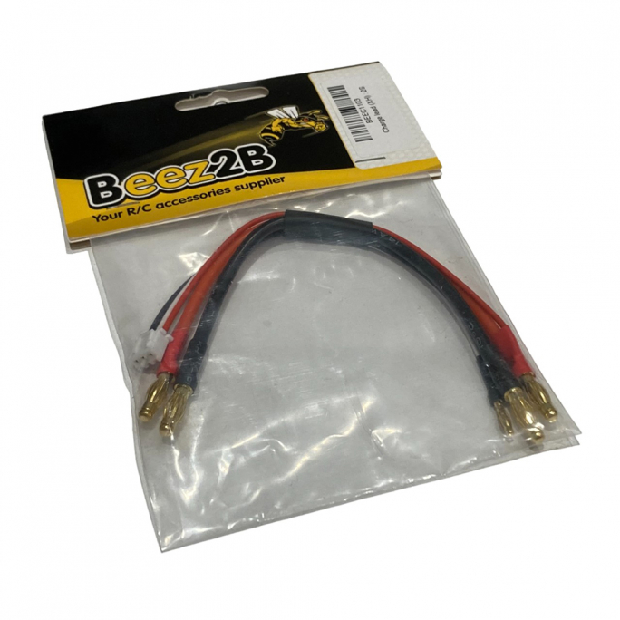 Câble de charge pour Lipo 2S, PK de 4 mm - BEEZ2B BEEC1103