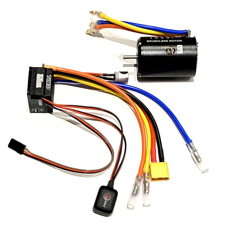 Lot 3 Câbles Extension Moteur Brushless ESC 20cm 4mm Mâle/Femelle 14 AWG - Rouge Jaune Noir