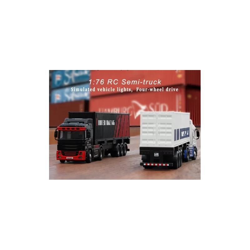 Micro Camion RTR Noir - TURBO RACING TBC50BK - 1/76