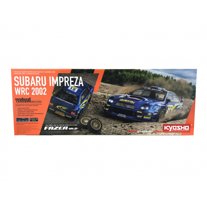 Subaru Impreza WRC 2002 Readyset, Fazer Rally FZ02-R - KYOSHO 34481T1