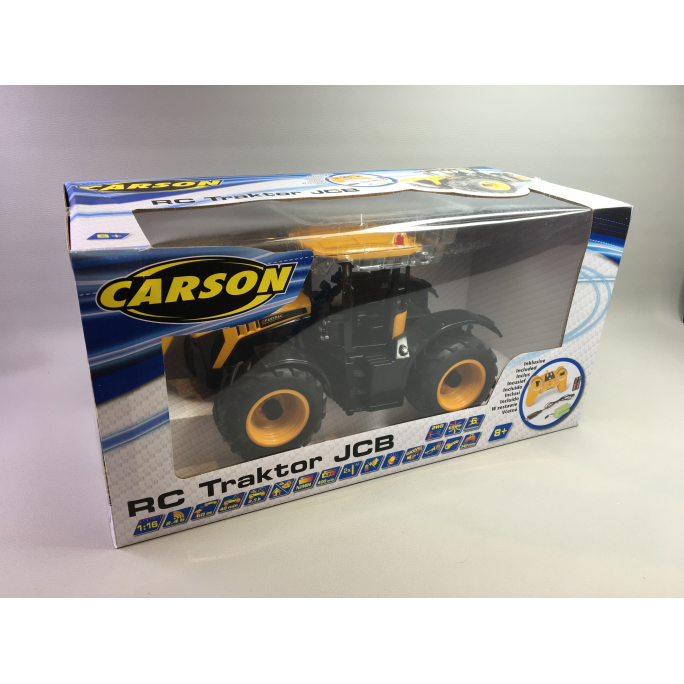 Tracteur JCB 2.4G 100% RTR - CARSON 500907653 - 1/16