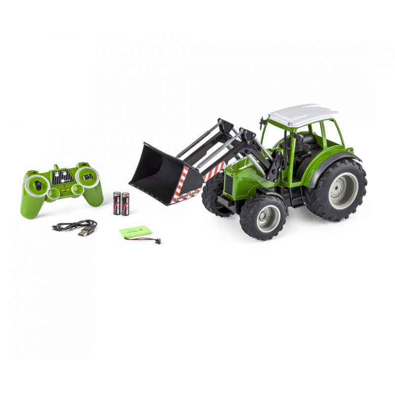 Tracteur avec chargeur frontal - CARSON 500907347 - 1/16