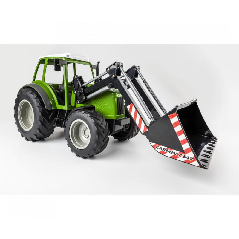 Tracteur avec chargeur frontal - CARSON 500907347 - 1/16