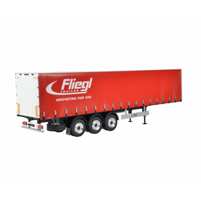Remorque Fliegel Megarunner R à 3 essieux - CARSON 500907235 - 1/14