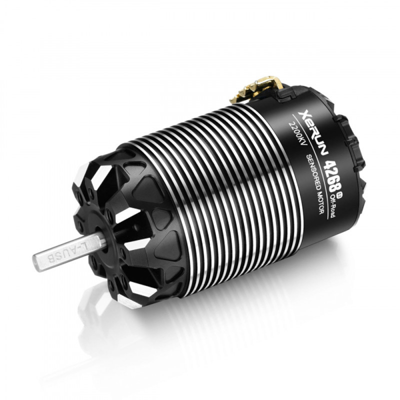 Moteur EZRUN G3 4268SD 2200KV-NOIR-G2 Sensored off road - HOBBYWING 30401907 - 1/8