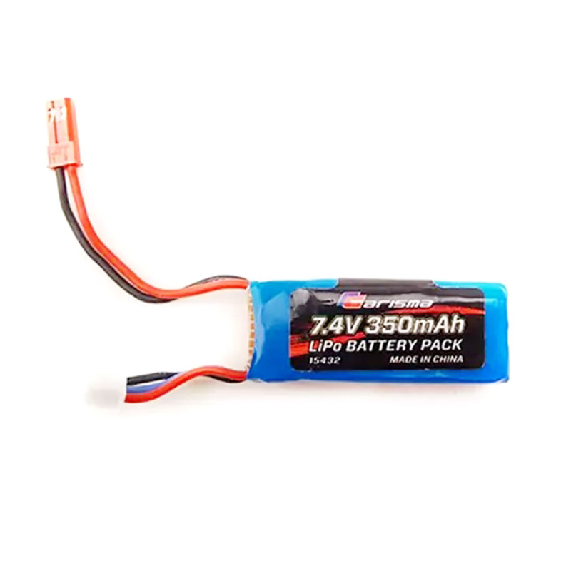 Batterie LiPo 2S, 7.4V, 350mAh, (BEC) pour châssis GT24B - CARISMA 15432