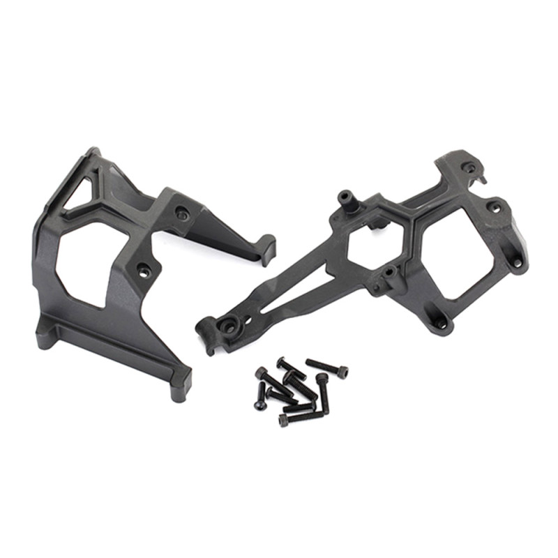 Support de châssis avant et arrière + vis pour E-Revo VXL Brushless - TRAXXAS 8620