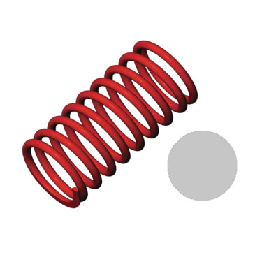 2 ressorts avant, dureté grise 4.9, pour amortisseur GTR 120 mm - TRAXXAS 5442