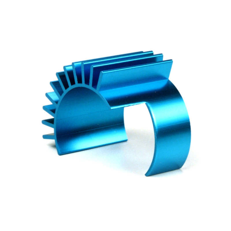 Radiateur en aluminium bleu pour moteur 540 - TAMIYA 53664