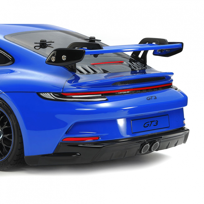 Porsche 911 GT3 (992) bleue, carrosserie peinte châssis TT-02 - TAMIYA 47496 - 1/10