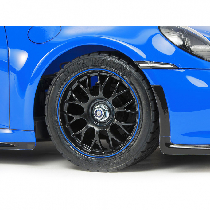 Porsche 911 GT3 (992) bleue, carrosserie peinte châssis TT-02 - TAMIYA 47496 - 1/10