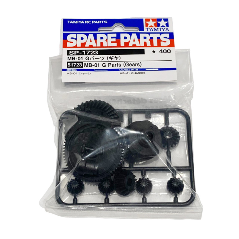 Jeu de pignons, différentiel, grappe G, pour châssis MB-01 - TAMIYA 51723