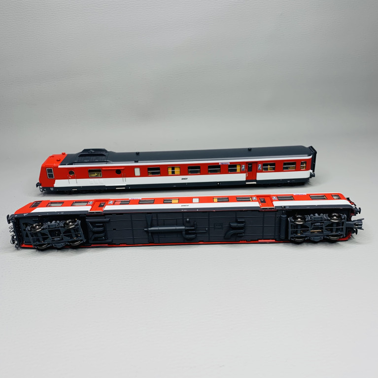 Autorail RGP 1 X-2730 ALPAZUR, Lyon-Vaise, SNCF, Époque IV-V - REE MB191 - H0 1/87