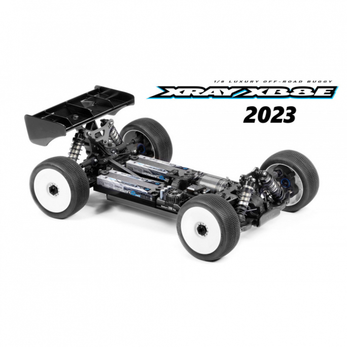 Châssis Buggy XB8E, 2023, électrique, Kit à monter - XRAY 350160 - 1/8