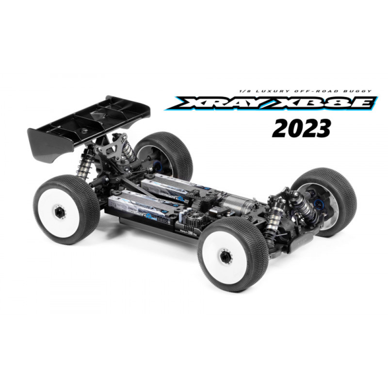 Châssis Buggy XB8E, 2023, électrique, Kit à monter - XRAY 350160 - 1/8