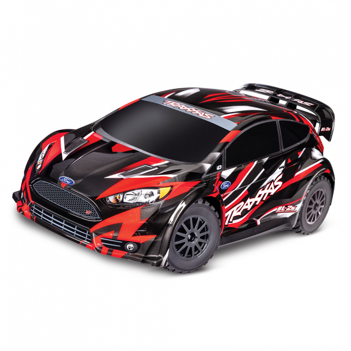 Ford Fiesta ST Rally rouge, Brushless BL-2s - TRAXXAS 74154-4RED - 1/10