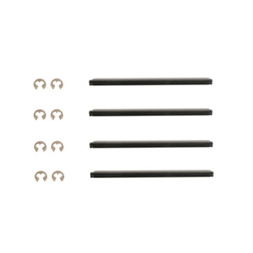 4 axes long pour triangles avec circlips pour Pirate XTC, XSC et XTT - T2M T4972/08