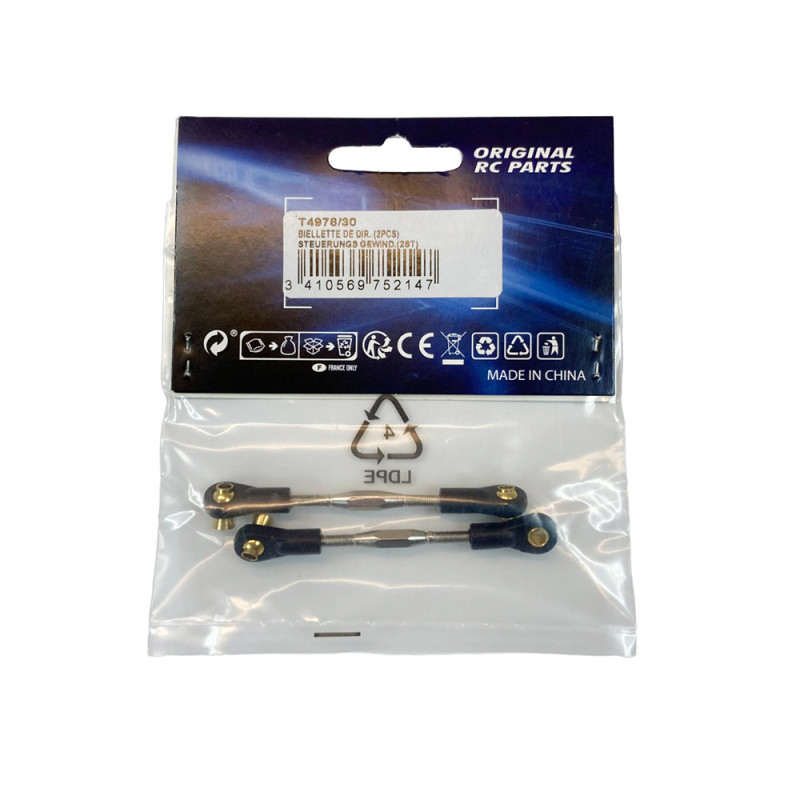 2 biellettes de direction pour Pirate XSC - T2M T4978/30