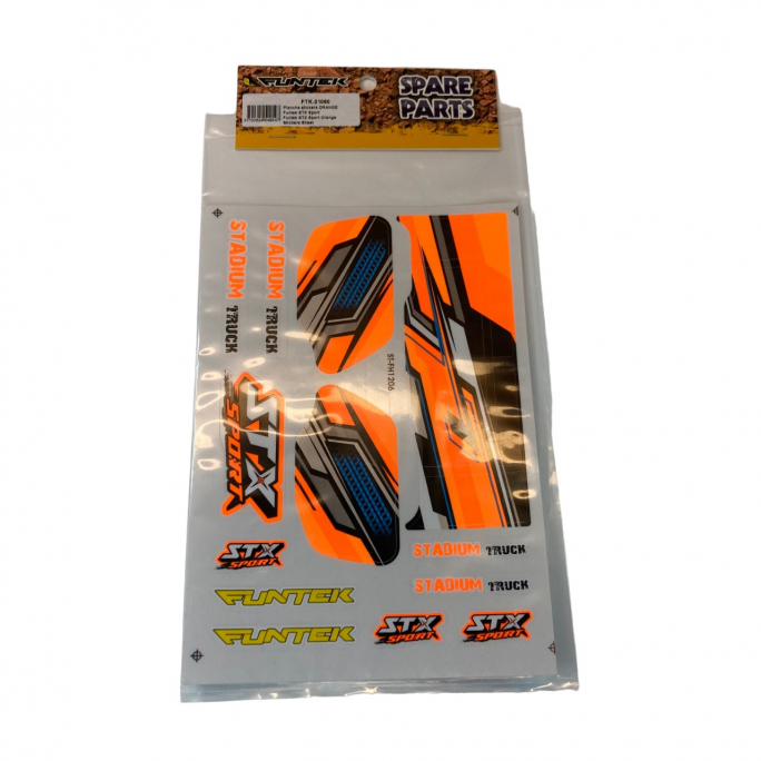 Stickers pour Funtek STX Sport orange - FUNTEK FTK-21060