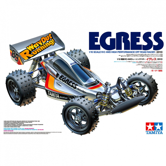 Buggy Egress (2013), Kit à monter - TAMIYA 58583 - 1/10