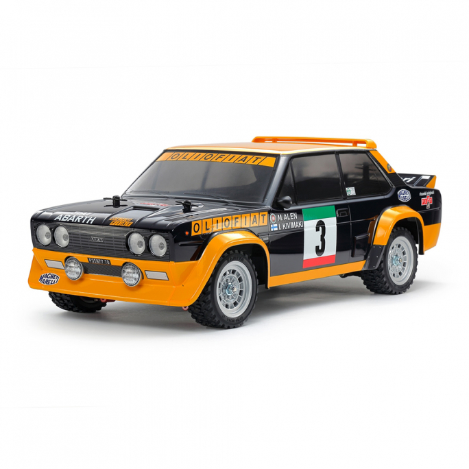 Fiat 131 Abarth Rally, châssis MF-01X, Kit, carrosserie peinte - TAMIYA 47494 - 1/10