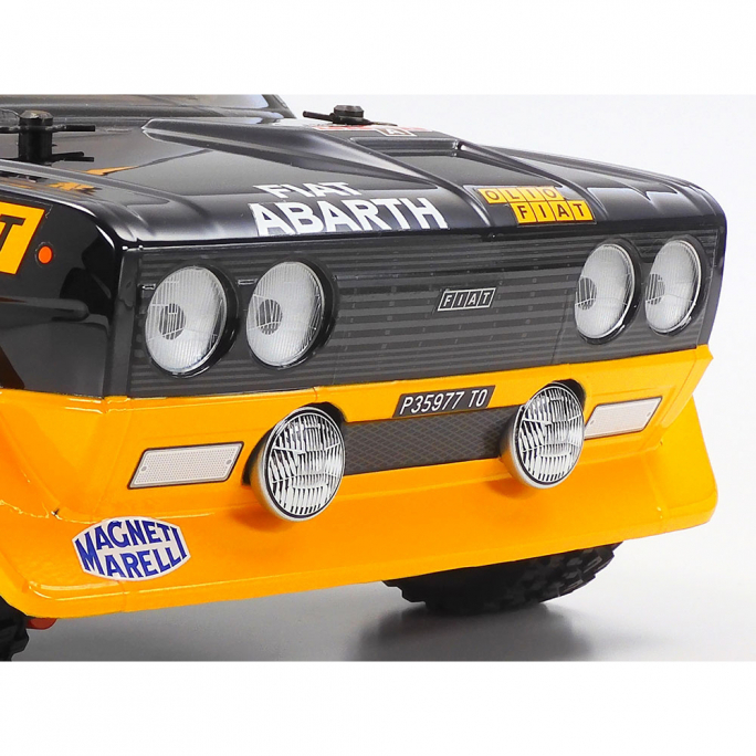 Fiat 131 Abarth Rally, châssis MF-01X, Kit, carrosserie peinte - TAMIYA 47494 - 1/10