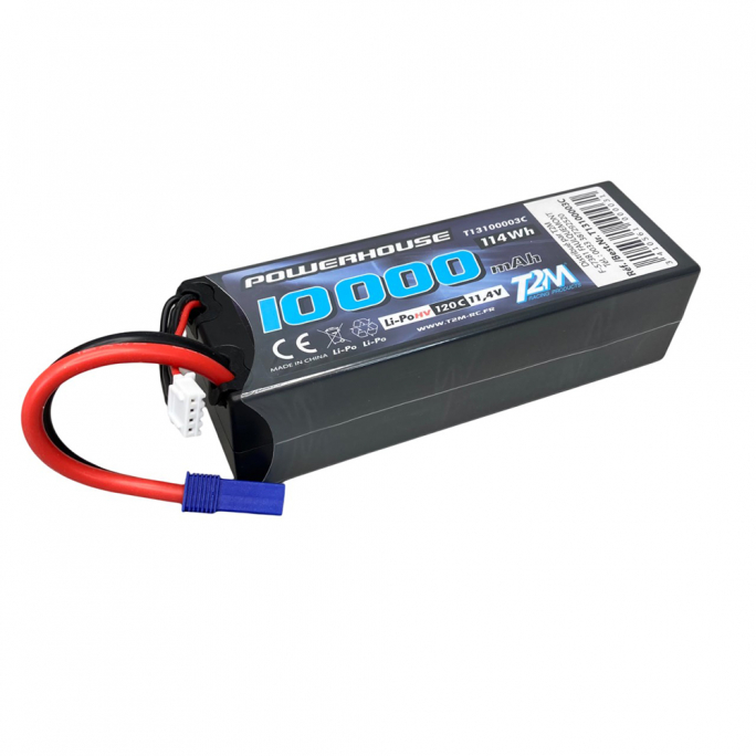 Batterie LiPo 3S, 10000 mAh, 120C, 11.4V - T2M T13100003C