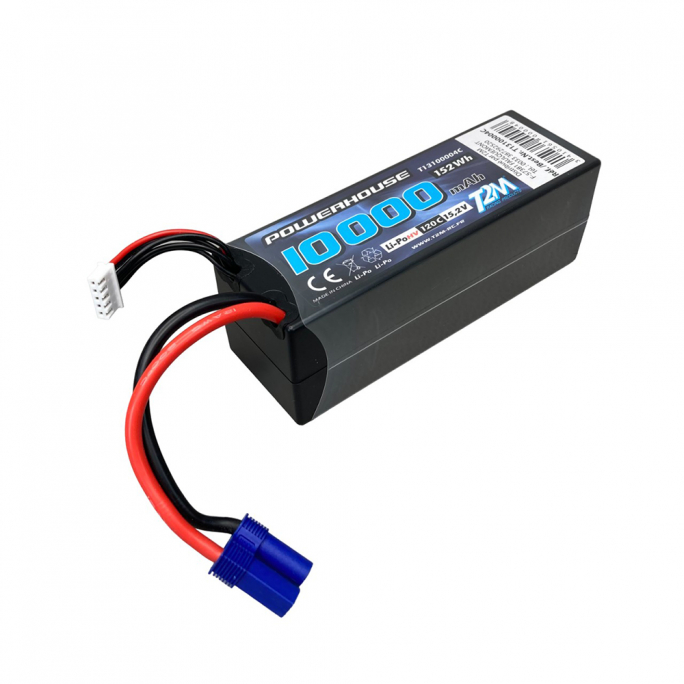 Batterie LiPo 4S, 10000 mAh, 120C, 15.2V - T2M T13100004C