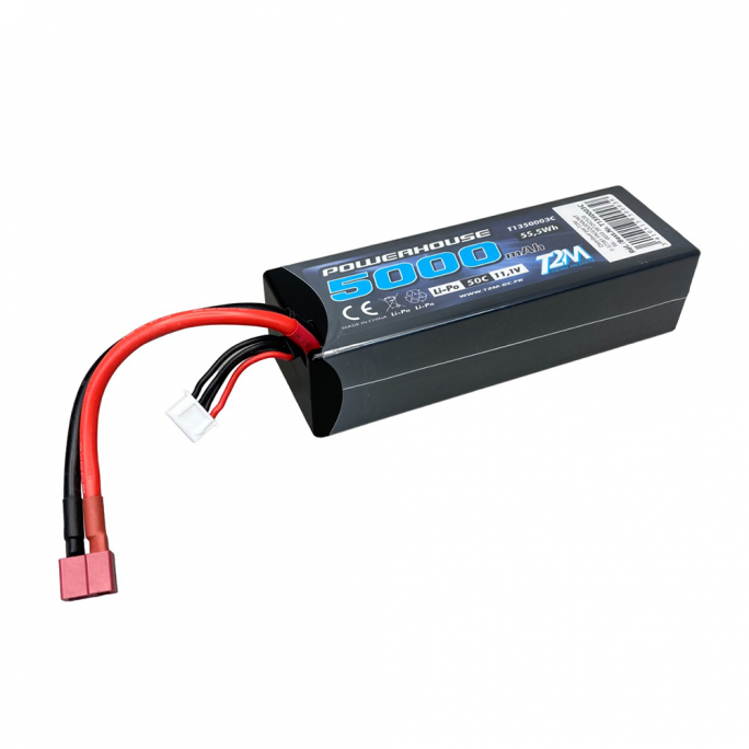 Batterie LiPo 3S, 5000 mAh, 50C, 11.1V - T2M T1350003C