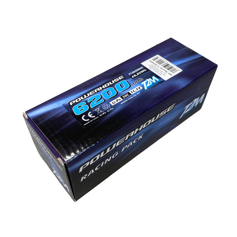 Batterie LiPo 3S, 6200 mAh, 50C, 11.1V - T2M T1362003C