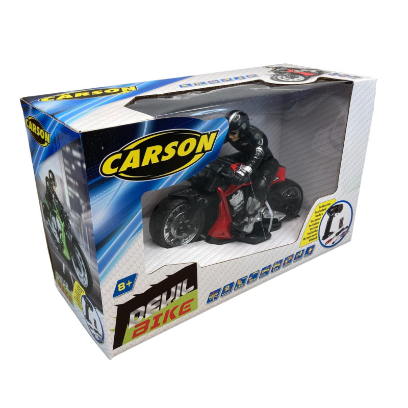 Moto Devil Bike rouge, 100% RTR - CARSON 500404281