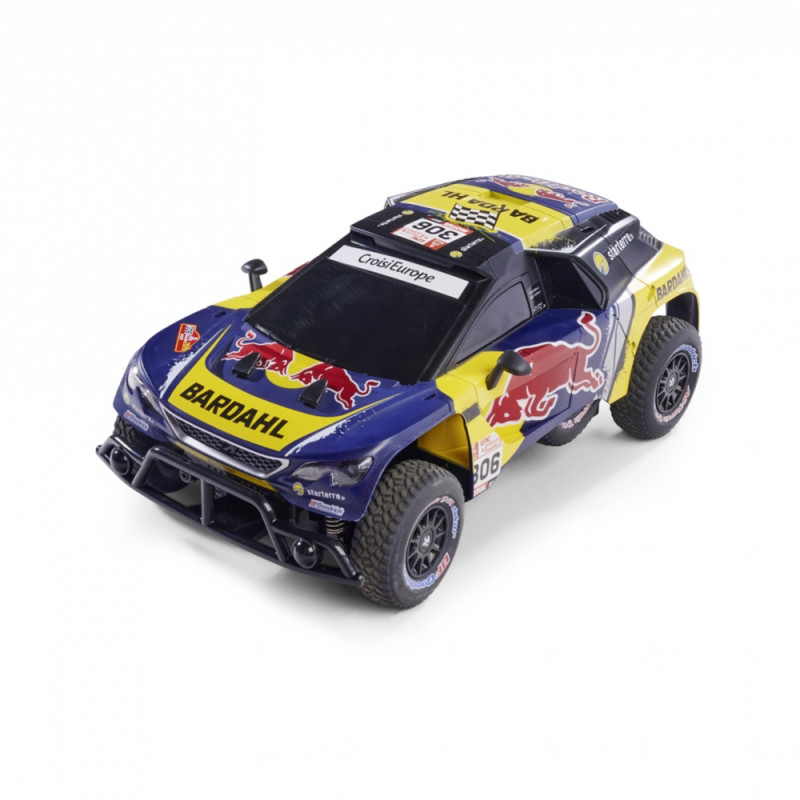 Peugeot 3008 Rallye Paris Dakar, S. Loeb N°306, 100% RTR - CARSON 500404311 - 1/16