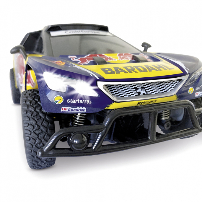 Peugeot 3008 Rallye Paris Dakar, S. Loeb N°306, 100% RTR - CARSON 500404311 - 1/16