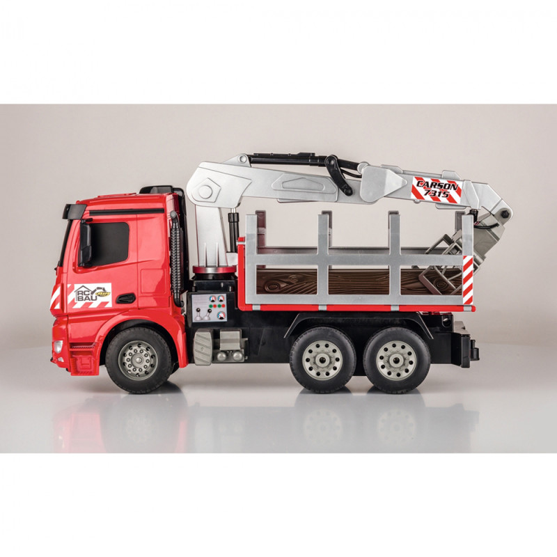 Mercedes Benz Arocs, transport de bois, 2.4 GHz, 100% RTR - CARSON 500907315 - 1/20